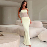 Felicia | Long Dress with Lace Detail