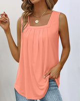 Nora | Sleeveless Top with Square Neckline