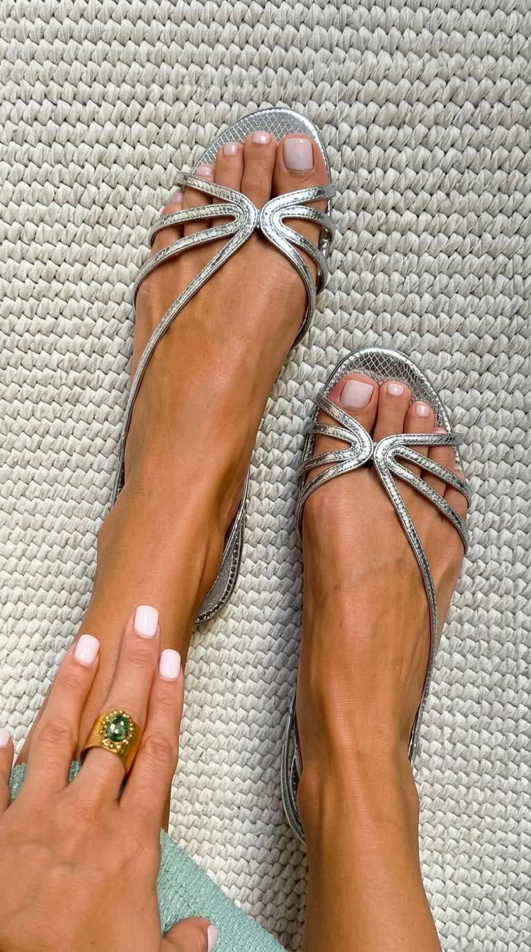 Sandra - Golden Summer Elegance Sandals