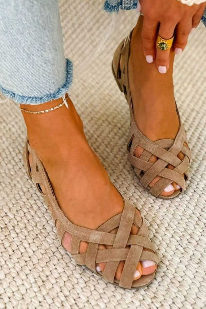 Quennie - Woven Summer Sandals