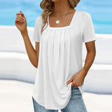 Brenda | Elegant Pleated Blouse