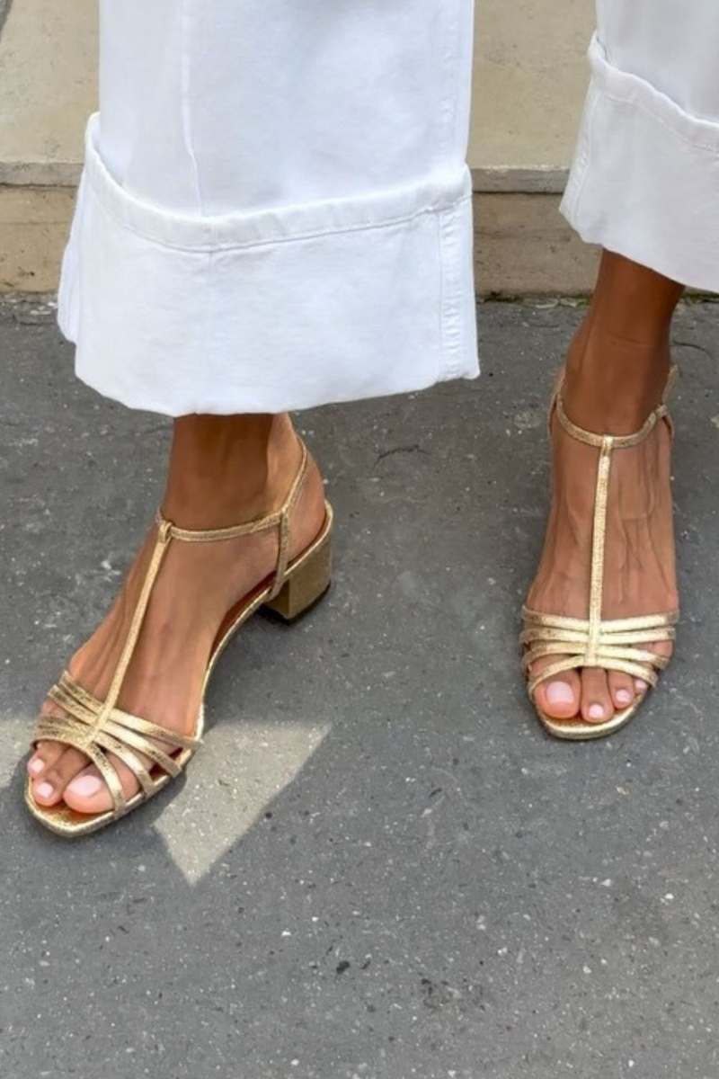 Marisa - Golden Everyday Elegance Sandals