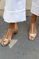 Marisa - Golden Everyday Elegance Sandals