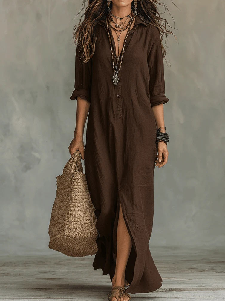 Willow | Effortless button-down maxi dress