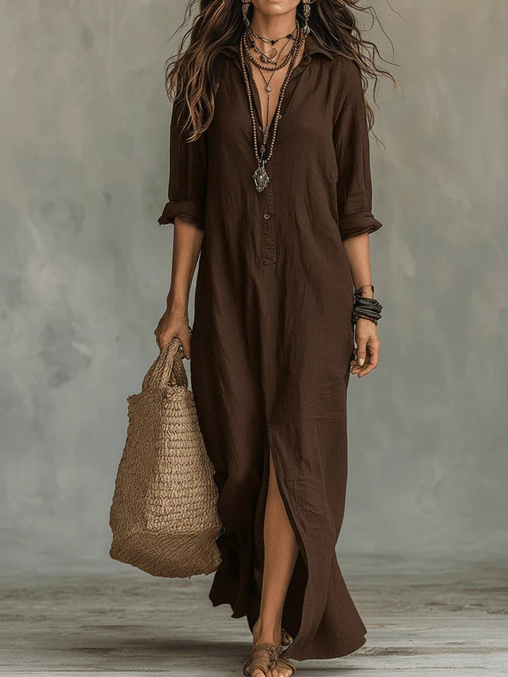Willow | Effortless button-down maxi dress
