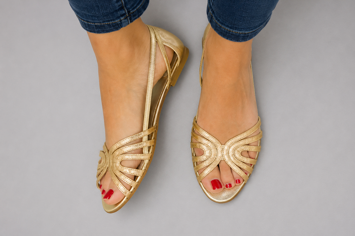 Talia - Golden Summer Glow Sandals