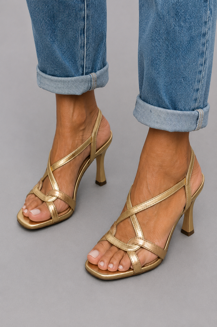 Cassie - Golden Summer Charm Sandals