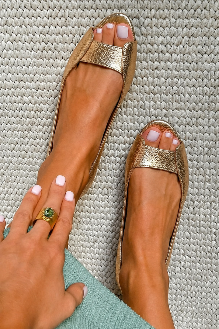 Naya - Golden Comfort Chic Sandals