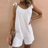 Shirley | Bow Strap Pocket Playsuit