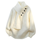 Imogen | Cozy Scarf-Neck Sweater