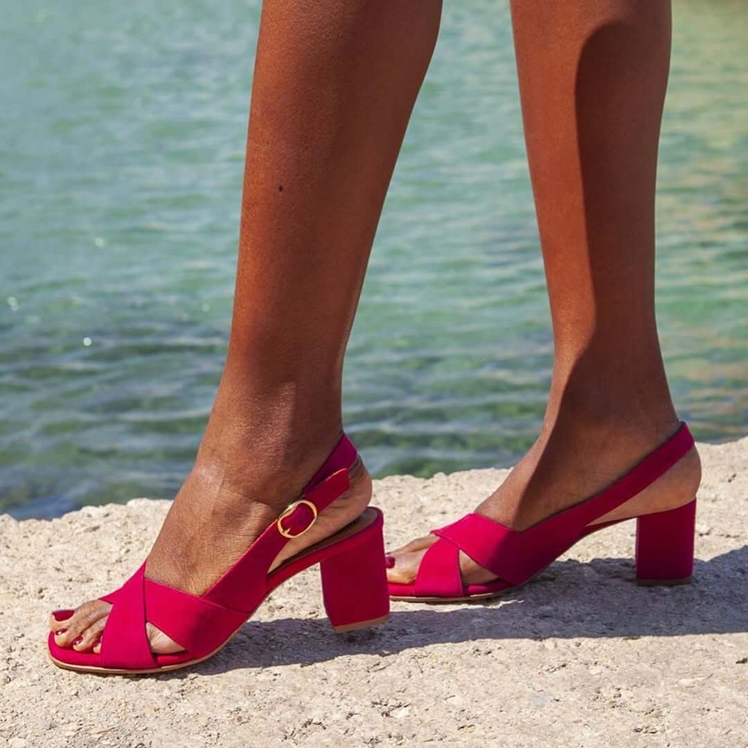 Martha - Azure Summer Sandals