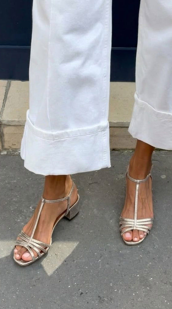 Marisa - Golden Everyday Elegance Sandals