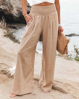 Susan | Palazzo Beach Pants with Wide Legs