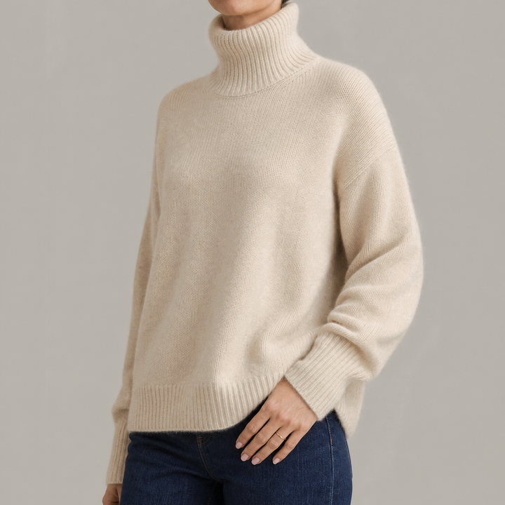 Chloe — Beige, driekwartaanzicht