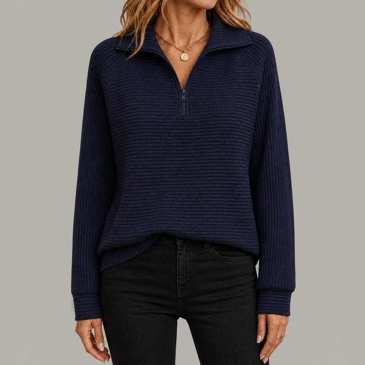 Evangeline — Dark blue, vooraanzicht