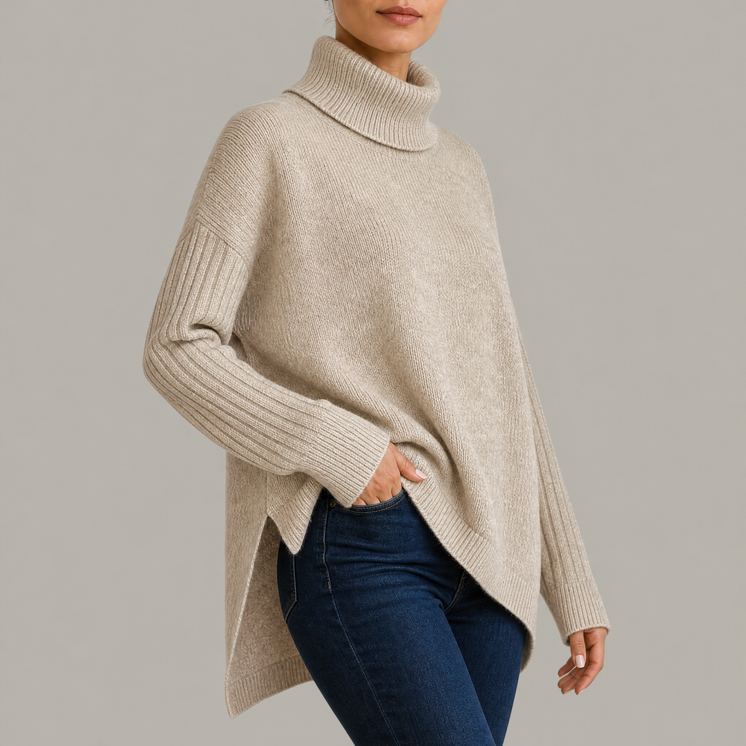 Hazel — Beige, driekwartaanzicht