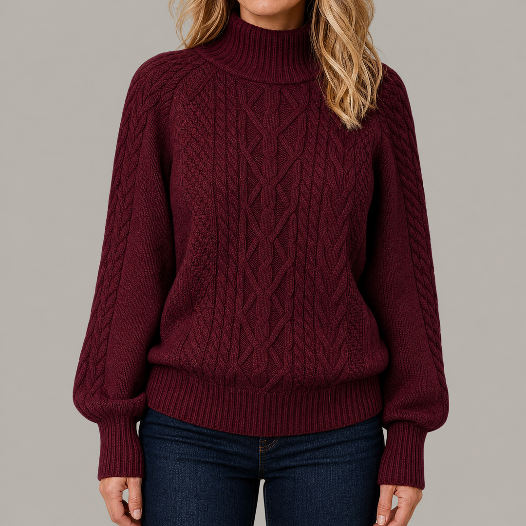 Mia — Burgundy, vooraanzicht