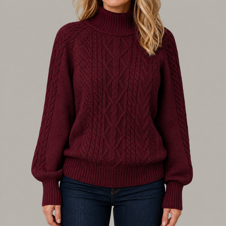 Mia — Burgundy, vooraanzicht