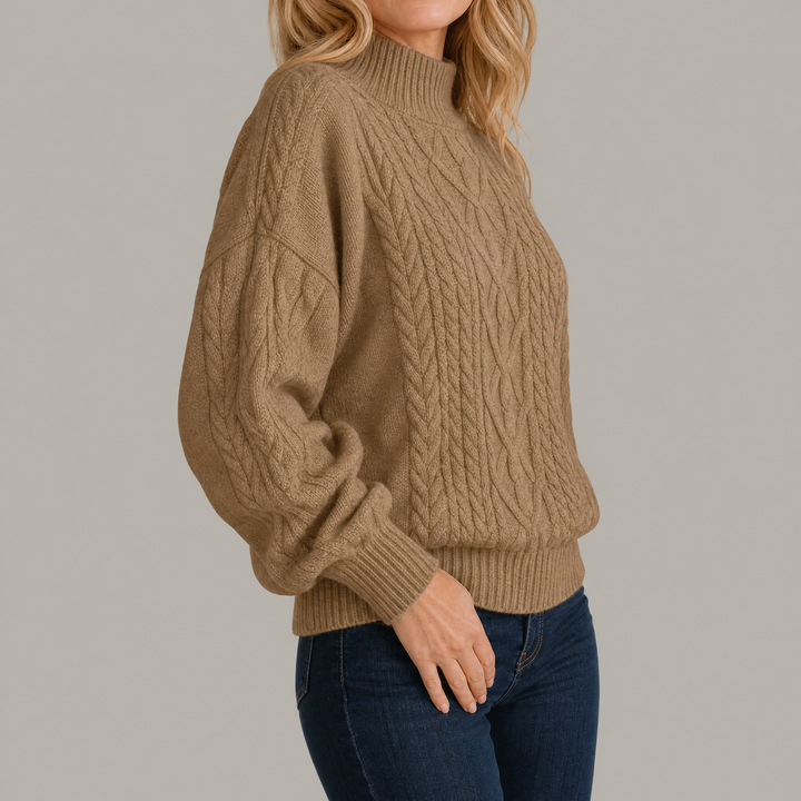 Mia — Khaki, driekwartaanzicht