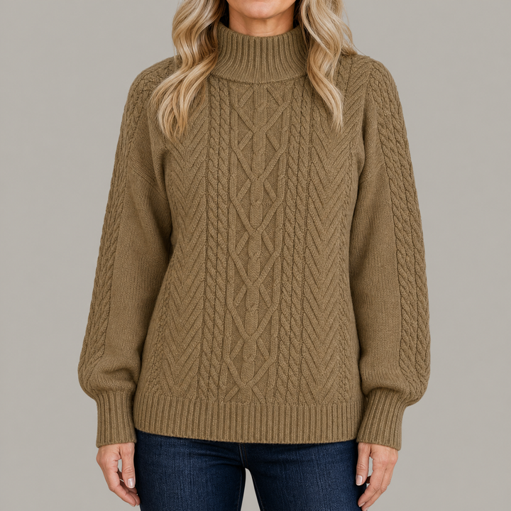 Mia — Khaki, vooraanzicht