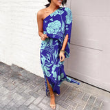 Vashti | Women's One Shoulder Floral Maxi Dress